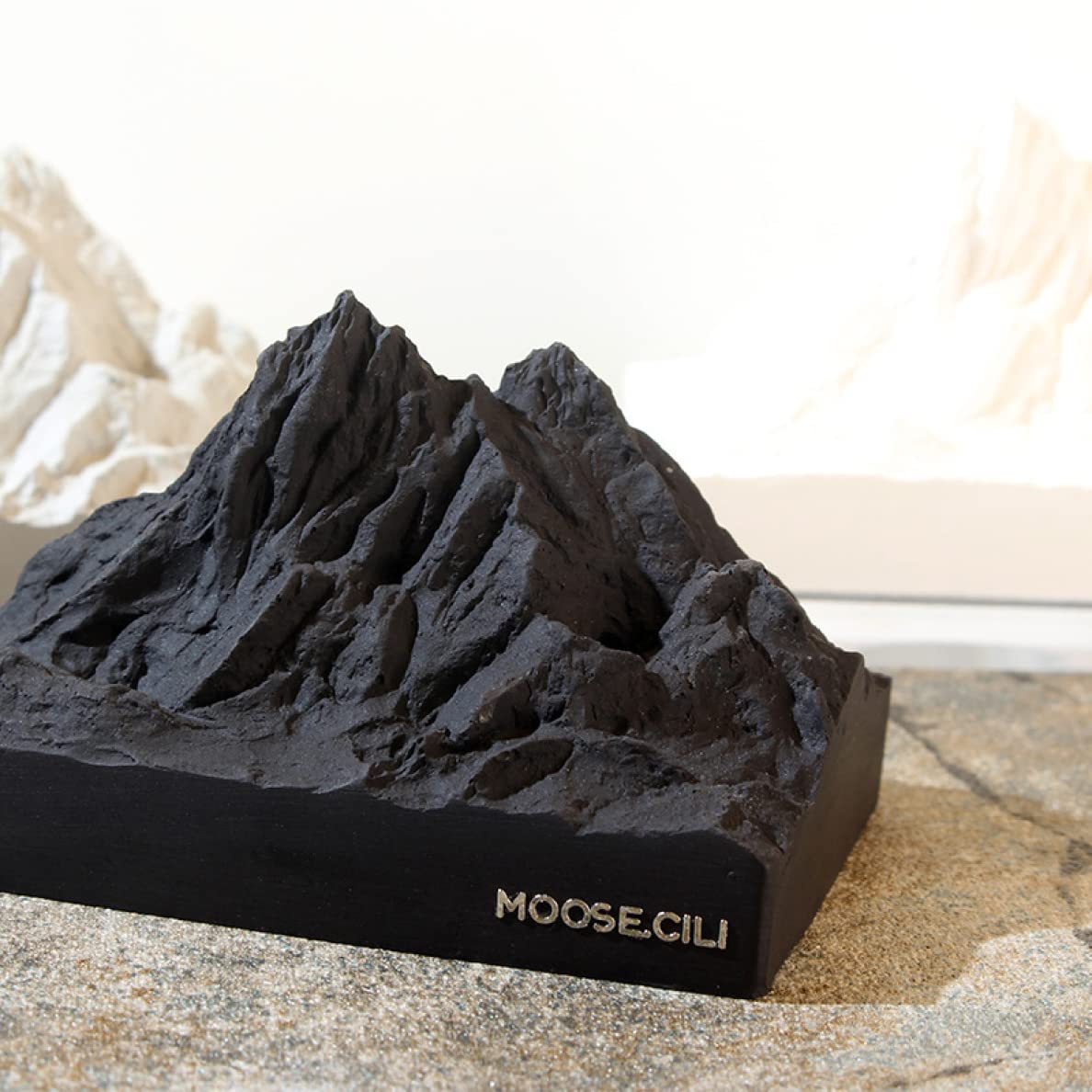 Amazon.co.jp: [dhiuebc] 雪山 マウンテン 山 置物 カントリー 雑貨